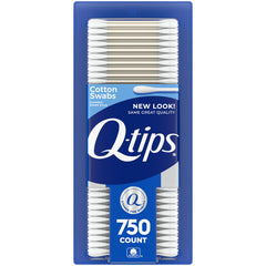 Bastoncillos Q-tips originales de algodón para uso diario y cuidado rápido.