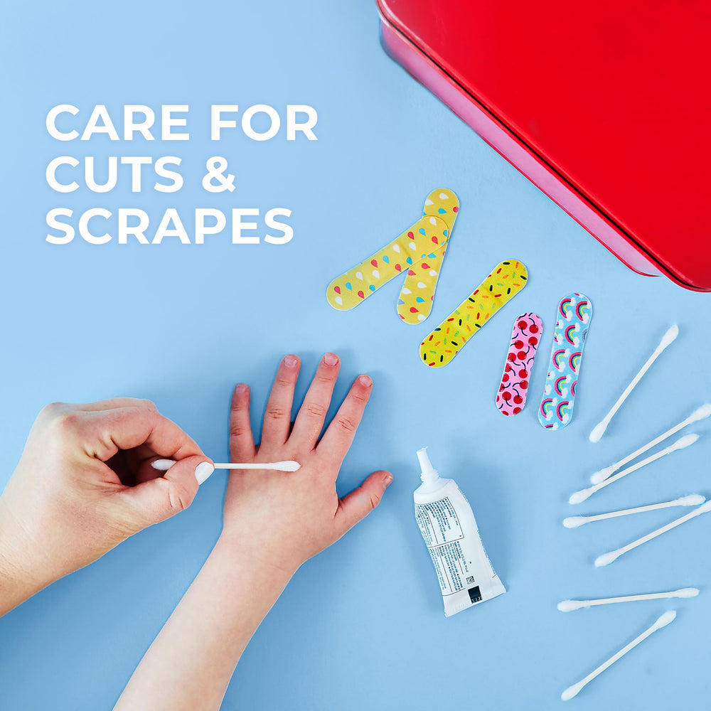 Empaque reciclable de Q-tips para un hogar sostenible.