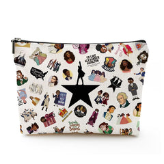QualityLife Bolsito musical Hamilton frontal, ideal para maquillaje y accesorios.
