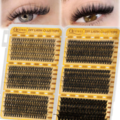 QUEWEL 580 piezas: conjunto de clústeres para maquillaje de pestañas