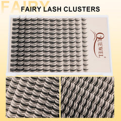 QUEWEL Fairy-Lash-Clusters Kit Efecto manga para mirada suave
