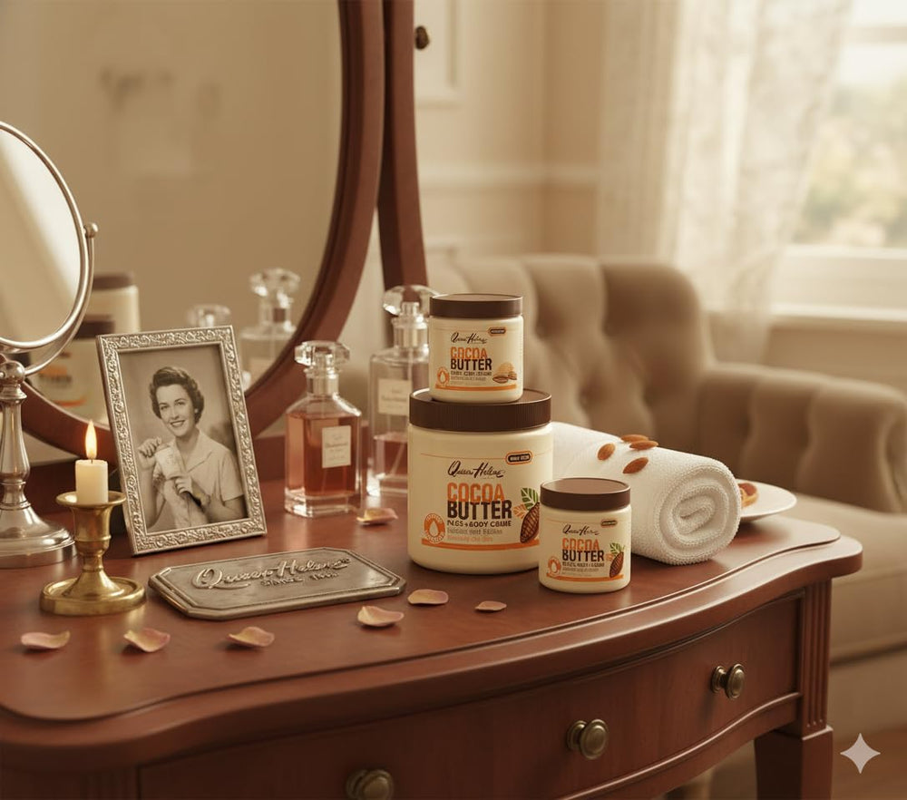 Queen Helene creme-beurre-de-cacao lot-de-3-pots offre une hydratation continue.