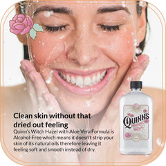 Quinn's aroma a rosas suave para una experiencia sensorial agradable.