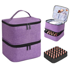 Quoyiyo organizador esmaltes doble capa, fácil acceso y orden para tu colección.