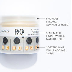R+Co Control Paste detalle de textura para definición.