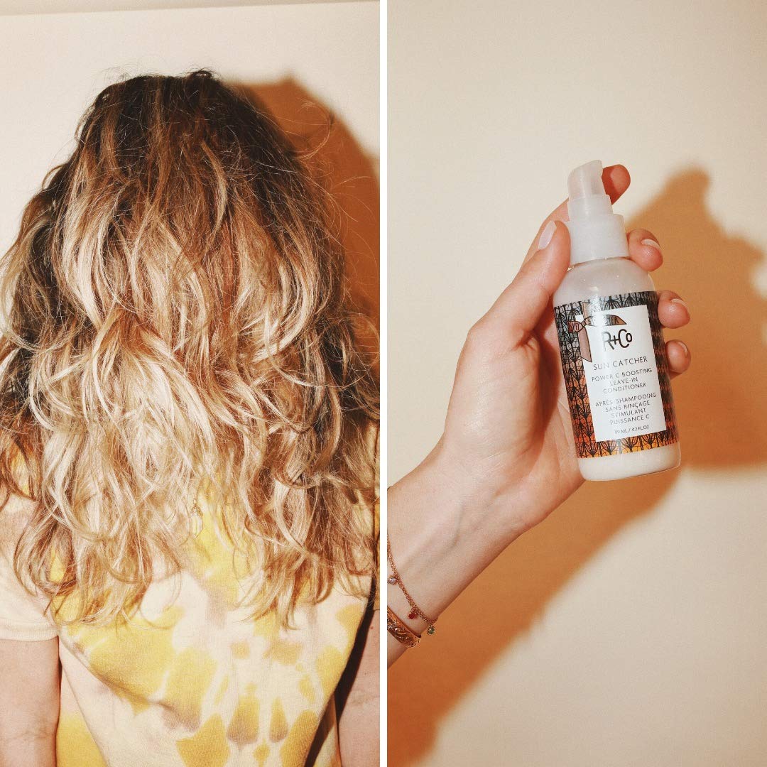 R+Co SUN CATCHER Leave-In para cabello húmedo o seco, hidratación equilibrada