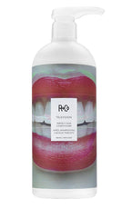 R+Co Televisión acondicionador en botella de 1000 ml para cuerpo y brillo.