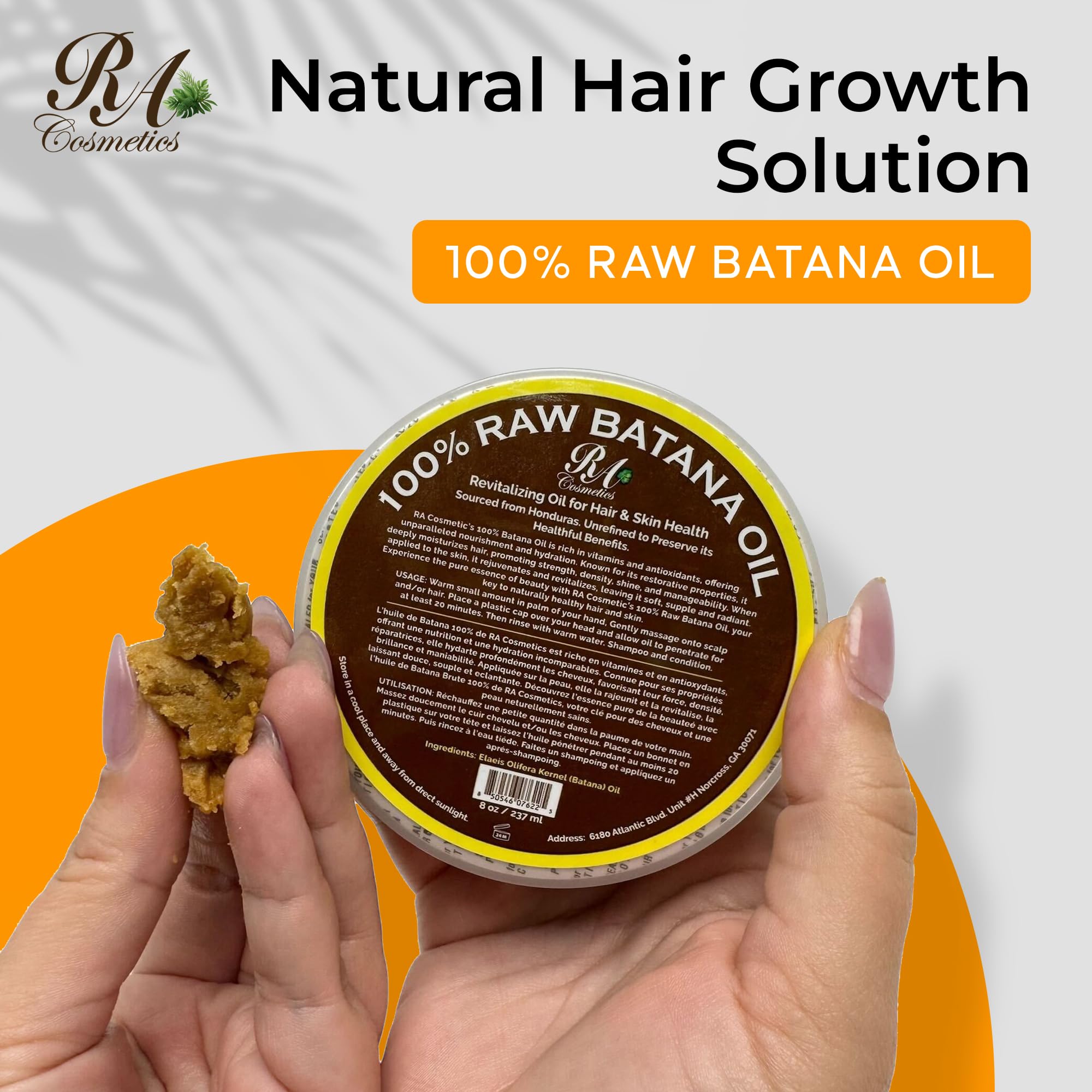 Batana Oil RA COSMETICS: reparación de cabello dañado y suavidad