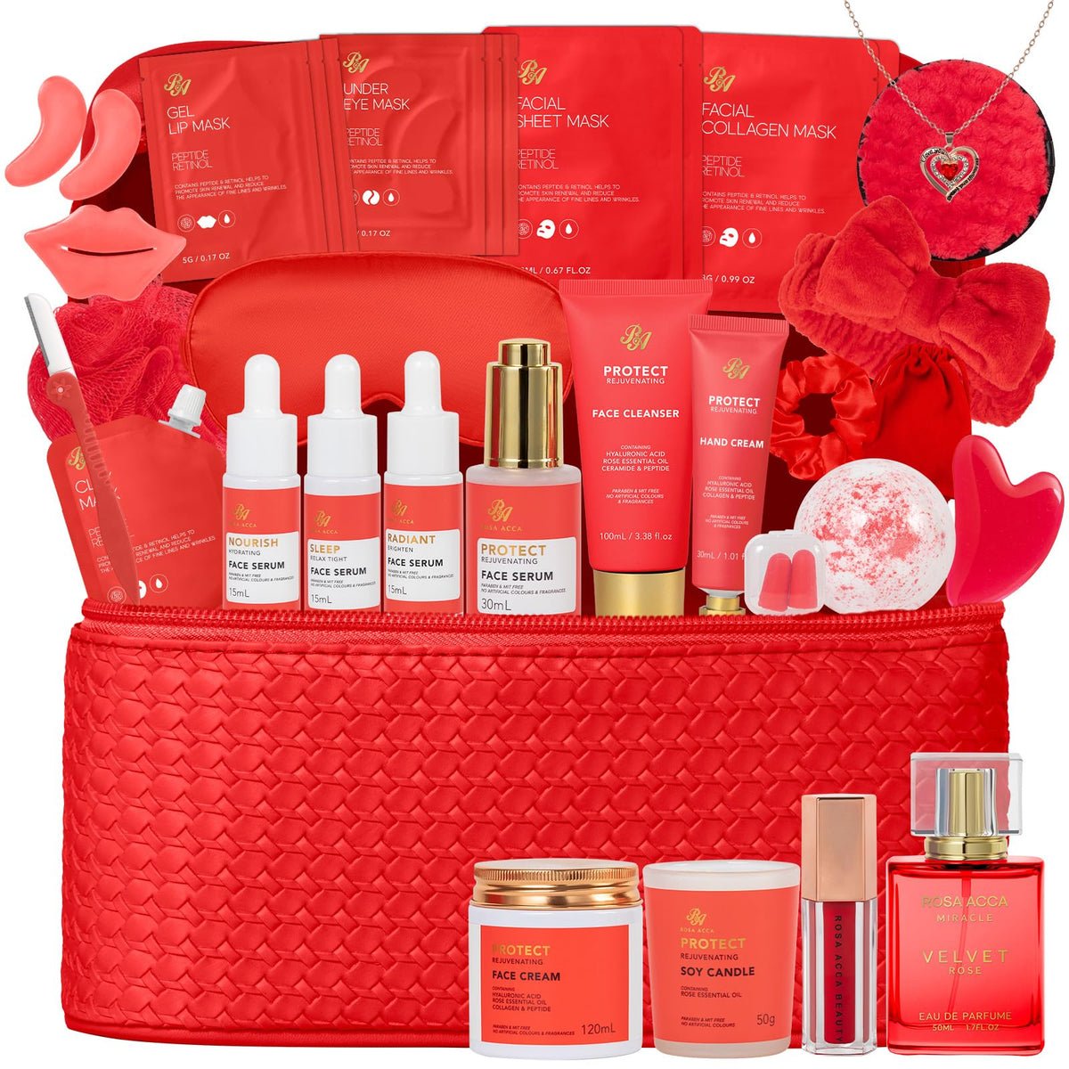 Limpieza suave con gel limpiador facial de RA ROSA ACCA para uso diario.