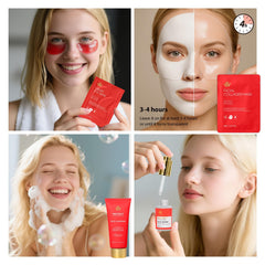 Mascarilla de hoja para rostro de RA ROSA ACCA.