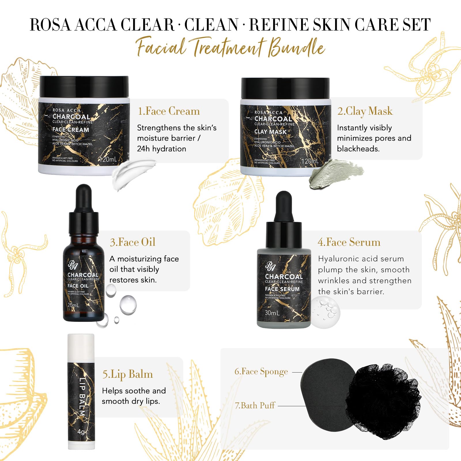 RA ROSA ACCA serum visage pour hydrater et éclairer la peau.