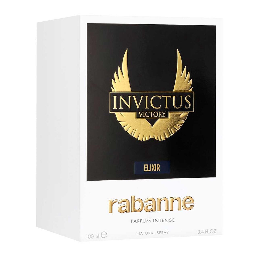 Rabanne Invictus Victory Elixir, empaque elegante, ideal para regalo de estilo