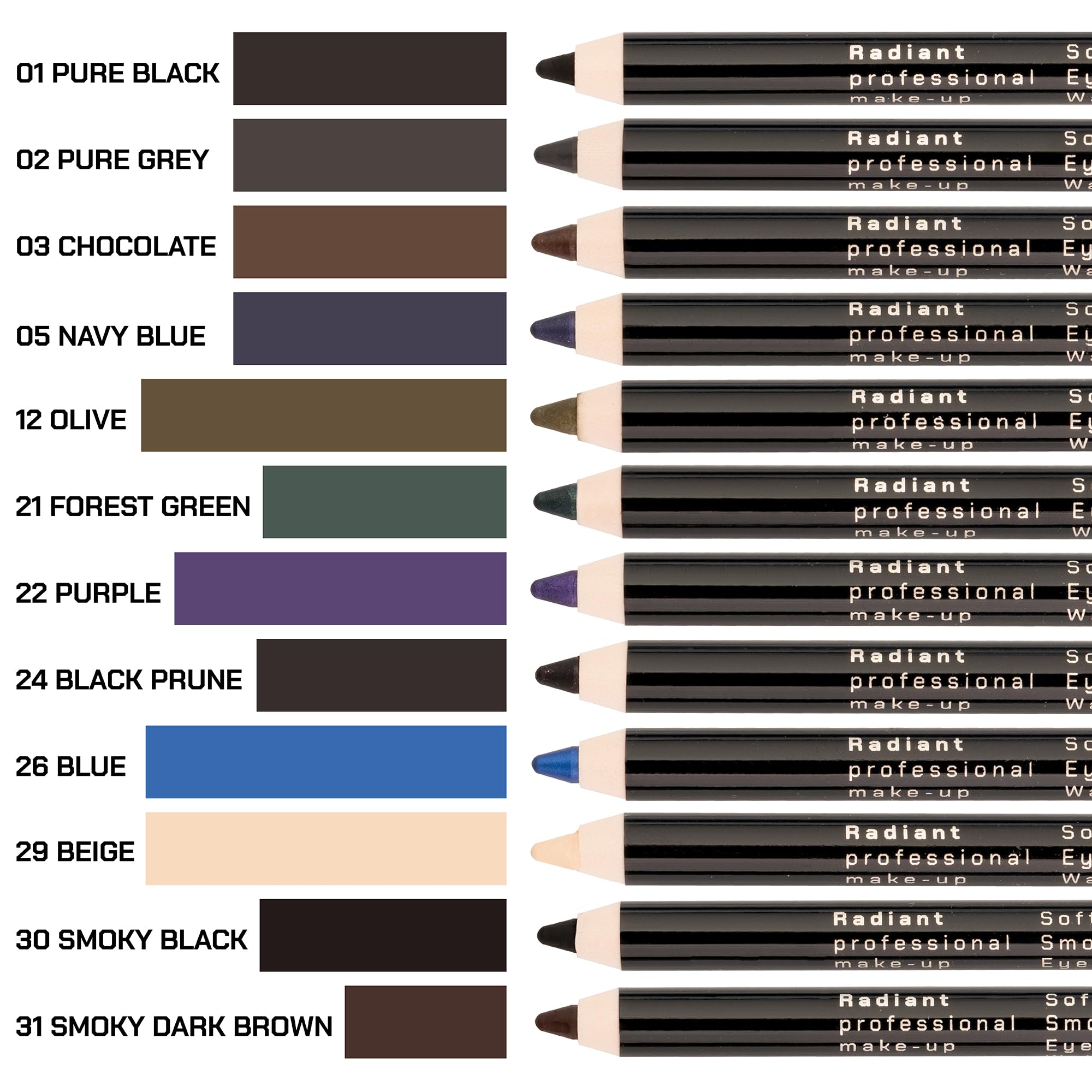 Radiant Professional Make Up opción libre de gluten y sin crueldad.