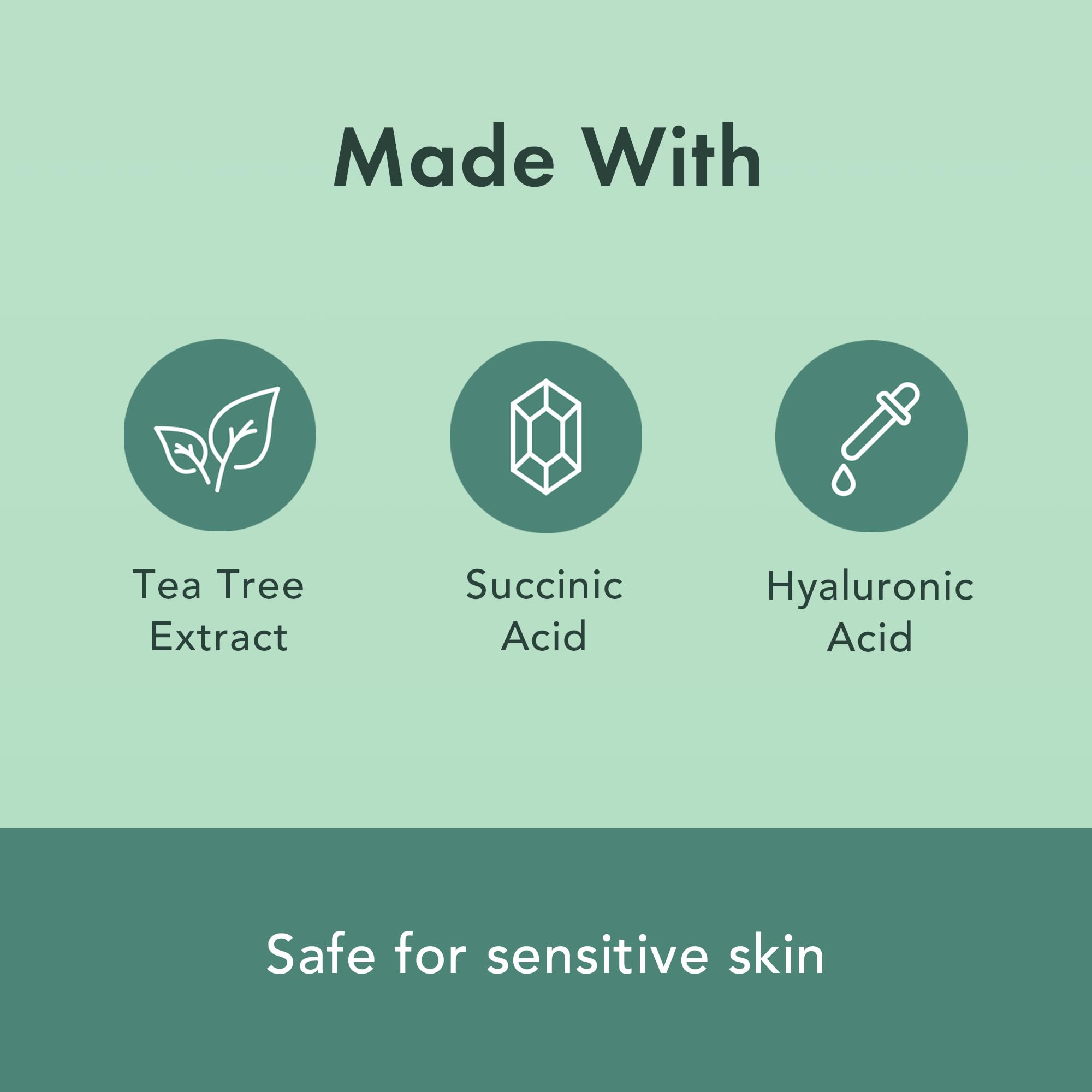 Rael patch with hyaluronic acid provides moisture while covering.