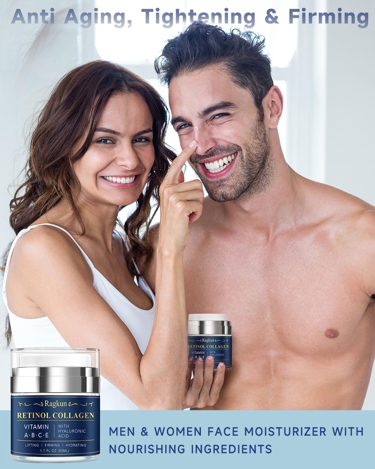Ragkun Retinol Application Soir aide à nourrir et régénérer.