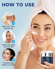 Ragkun Crème Retinol Pompe Airless assure une application homogène sans air.