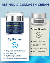 Ragkun Retinol Texture-Creme montre une texture légère et nourrissante.