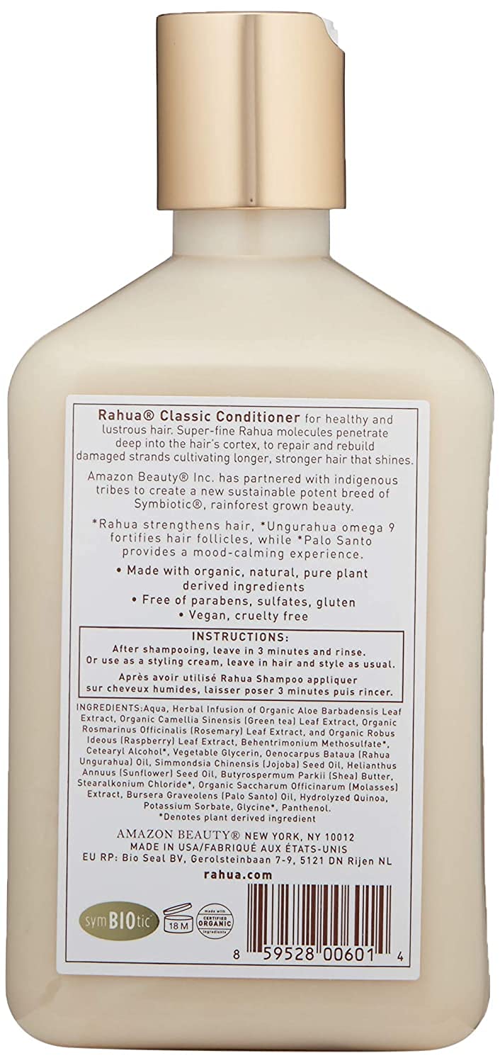 Rahua Classic, texture légère, sans alourdir les cheveux.