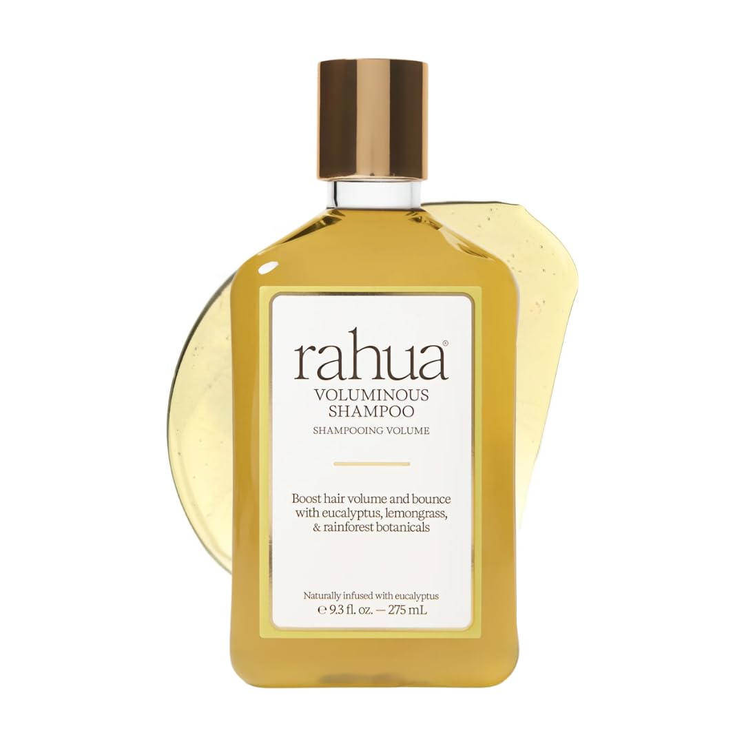Rahua Shampoing Volume : bouteille lumineuse apportant du volume sans alourdir les cheveux.