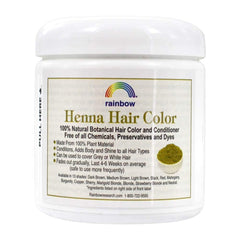 Rainbow Research Henna aplicación en cabello con color natural y duradero