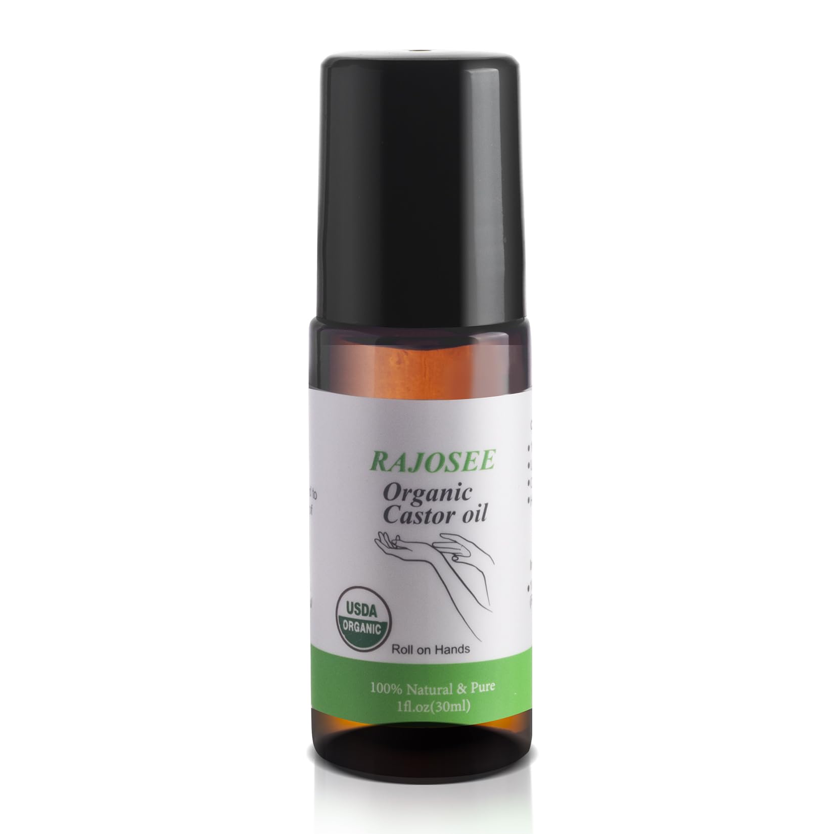 RAJOSEE Aceite de ricino para labios y cejas, uso diario.