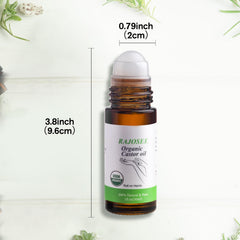 RAJOSEE Aceite de ricino para masaje en casa y cuidado de la piel.
