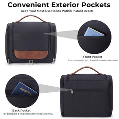 Ralnitote bolsa higiene con gancho 360 grados para colgar.