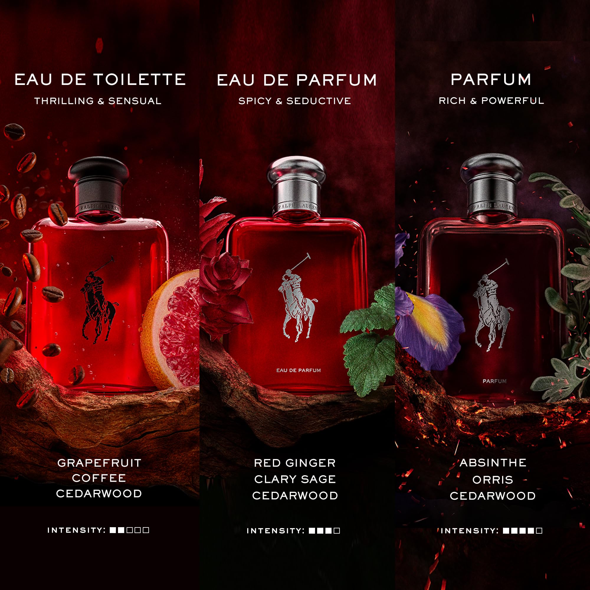Polo Red, cedro cálido que sostiene la estela de la fragancia