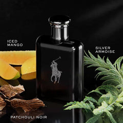 Polo Black de Ralph Lauren, tapa plateada destaca el diseño premium