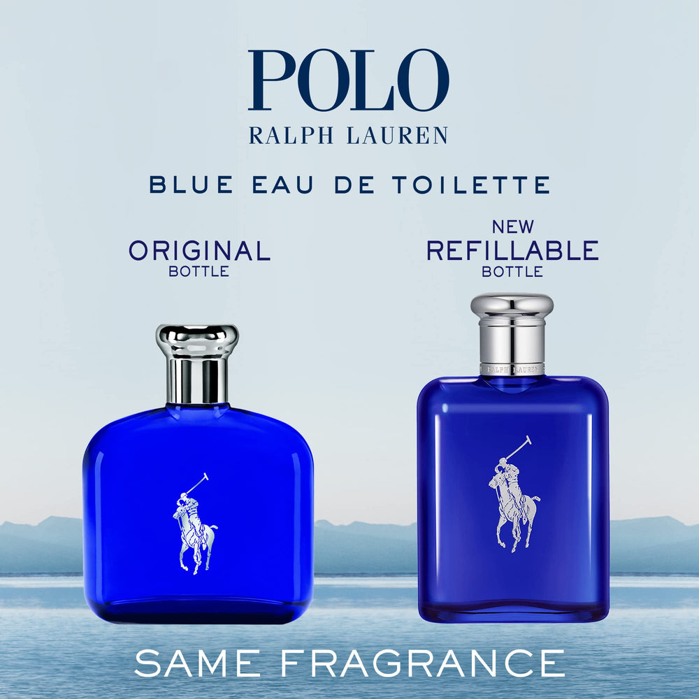 Polo Blue: notas de salvia y albahaca-verbena para un toque herbáceo.