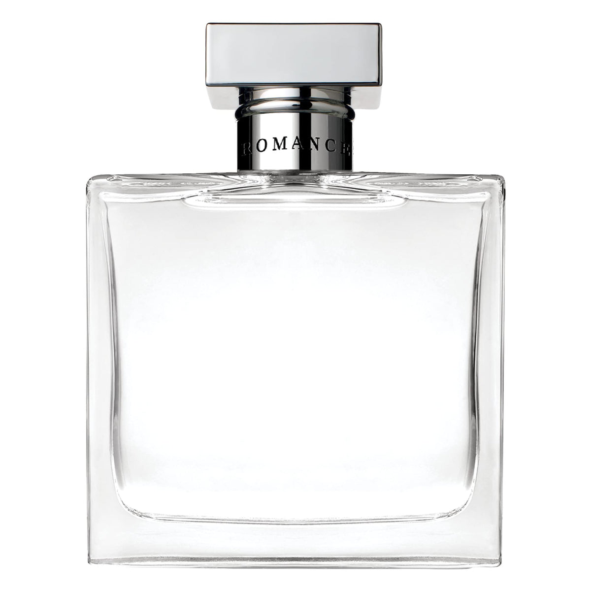 Ralph Lauren Romance, botella de vidrio elegante para fragancia floral y duradera.
