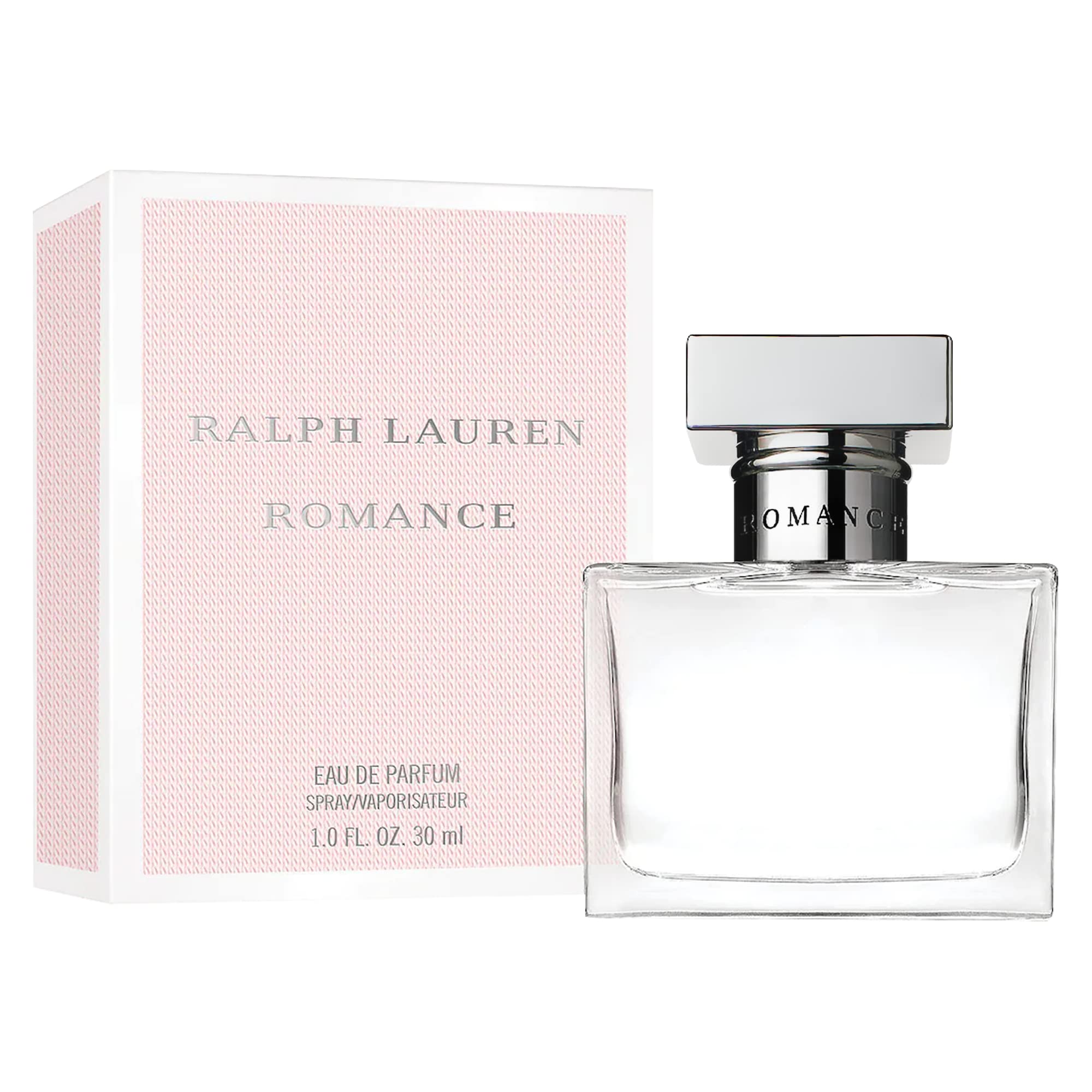 Presentación de Ralph Lauren Romance, empaque lujoso y regalo ideal.