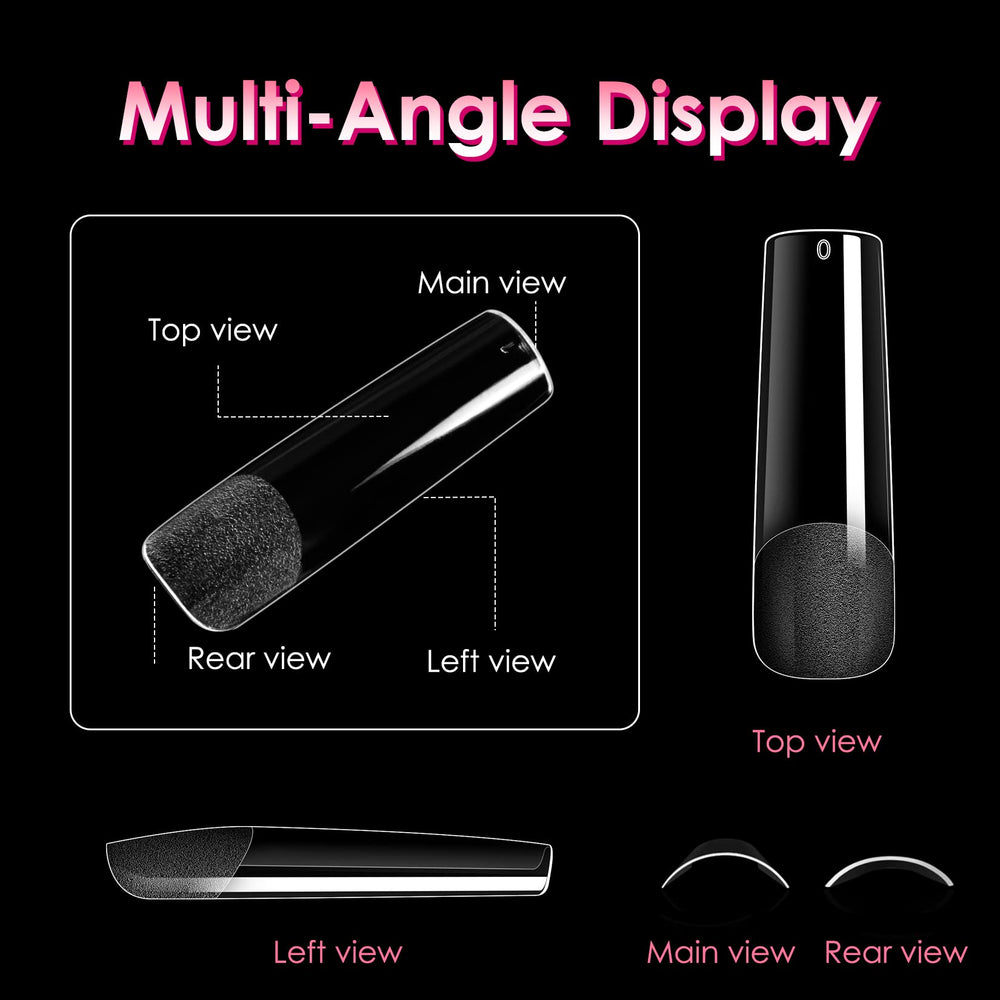 Ranrose material gel suave y flexible para uñas postizas con aspecto natural
