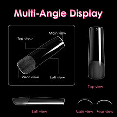 Ranrose material gel suave y flexible para uñas postizas con aspecto natural