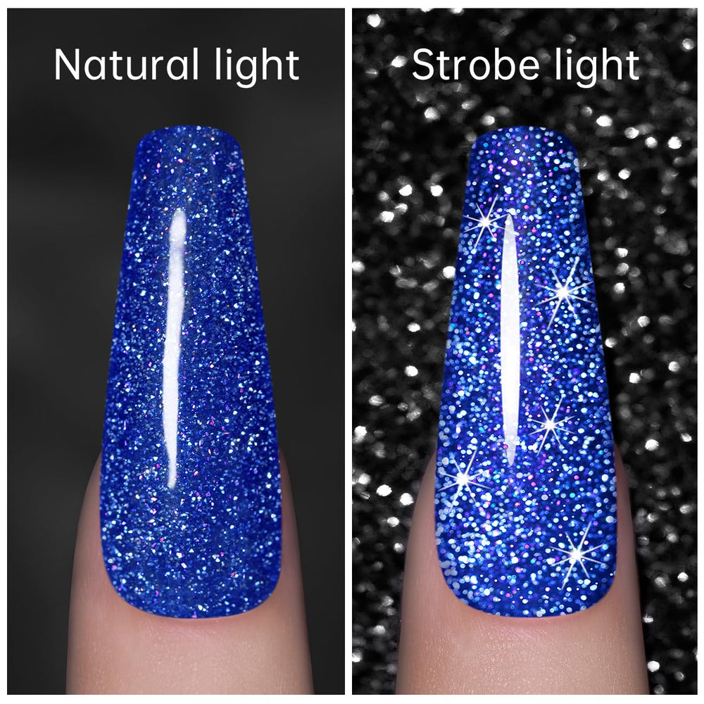 RARJSM esmalte gel arcoíris iridiscente para fiestas y eventos.