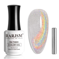 RARJSM gel uñas ojo-gato 3D: efecto dinámico para uñas modernas
