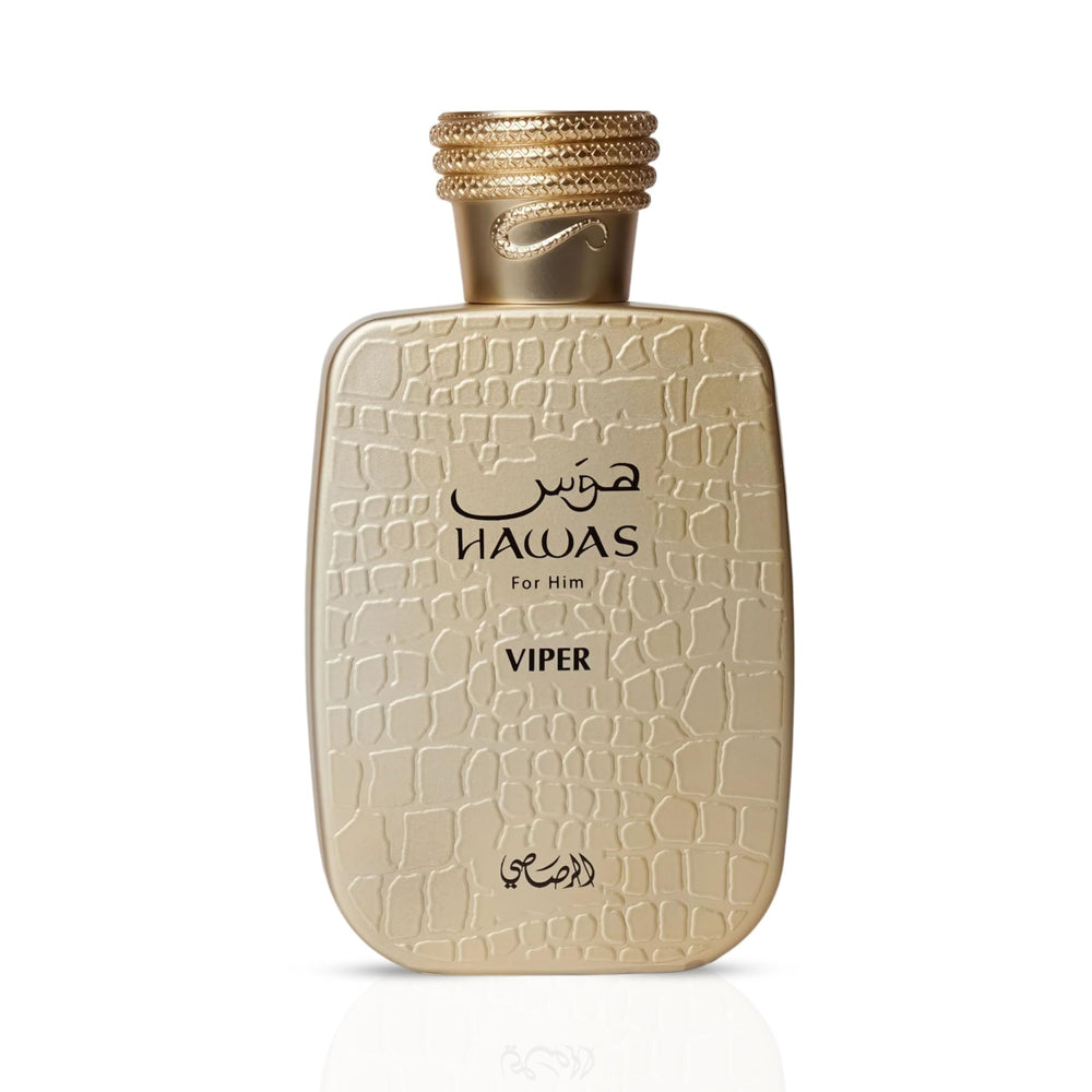 RASASI Hawas Viper corazón con tabaco y café aporta riqueza aromática.