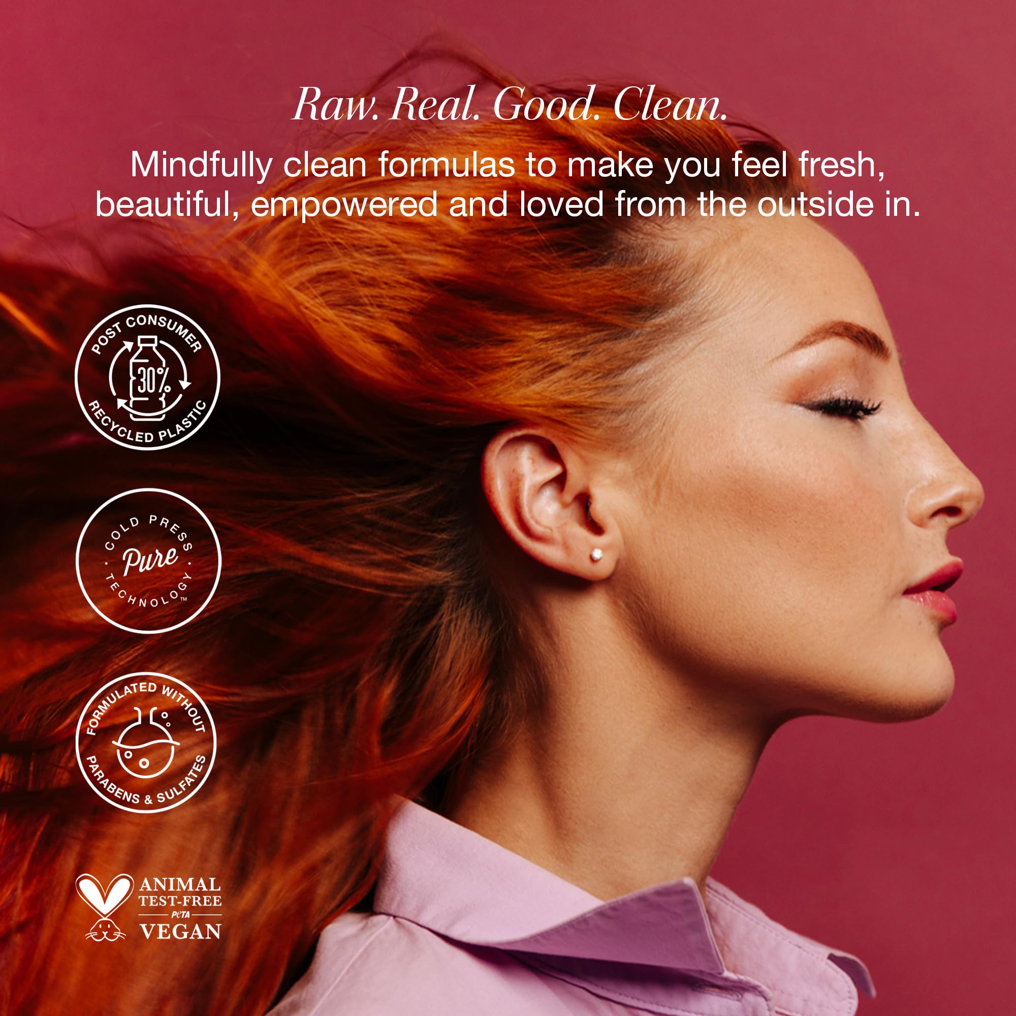 Ceramidas y proteína del dúo Volume Revive para cabello más suave y resistente.