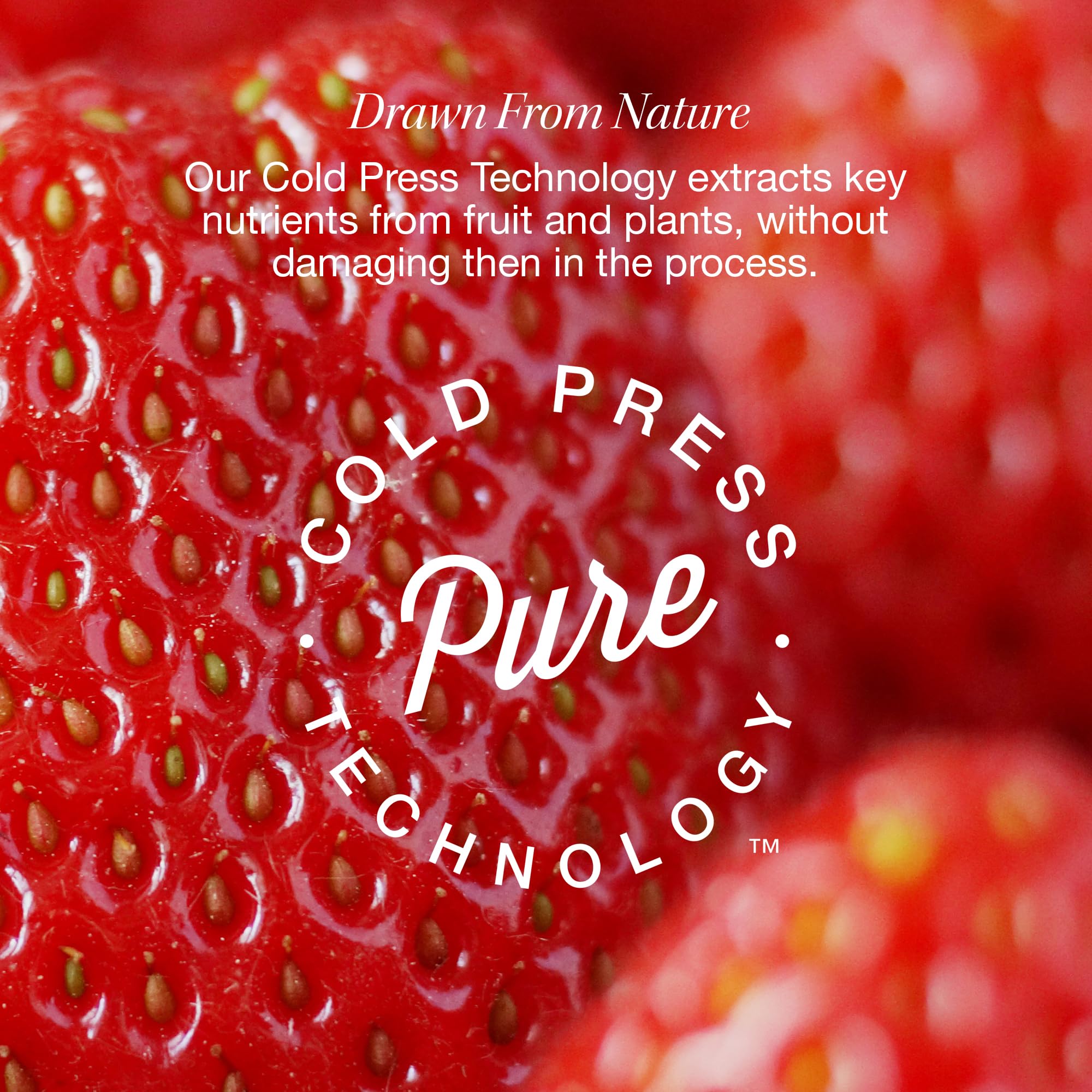 Extractos naturales de té blanco y fresa en Volume Revive para protección suave.