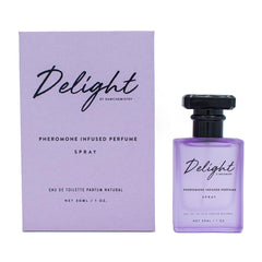RawChemistry Delight, perfume en botella, ideal para citas nocturnas.
