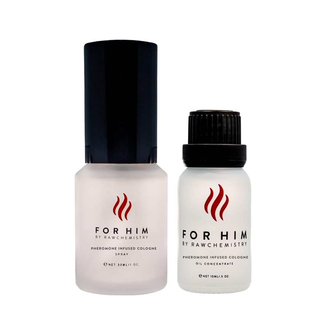 RawChemistry para el hombre, botella cerrada, presentación premium para uso diario