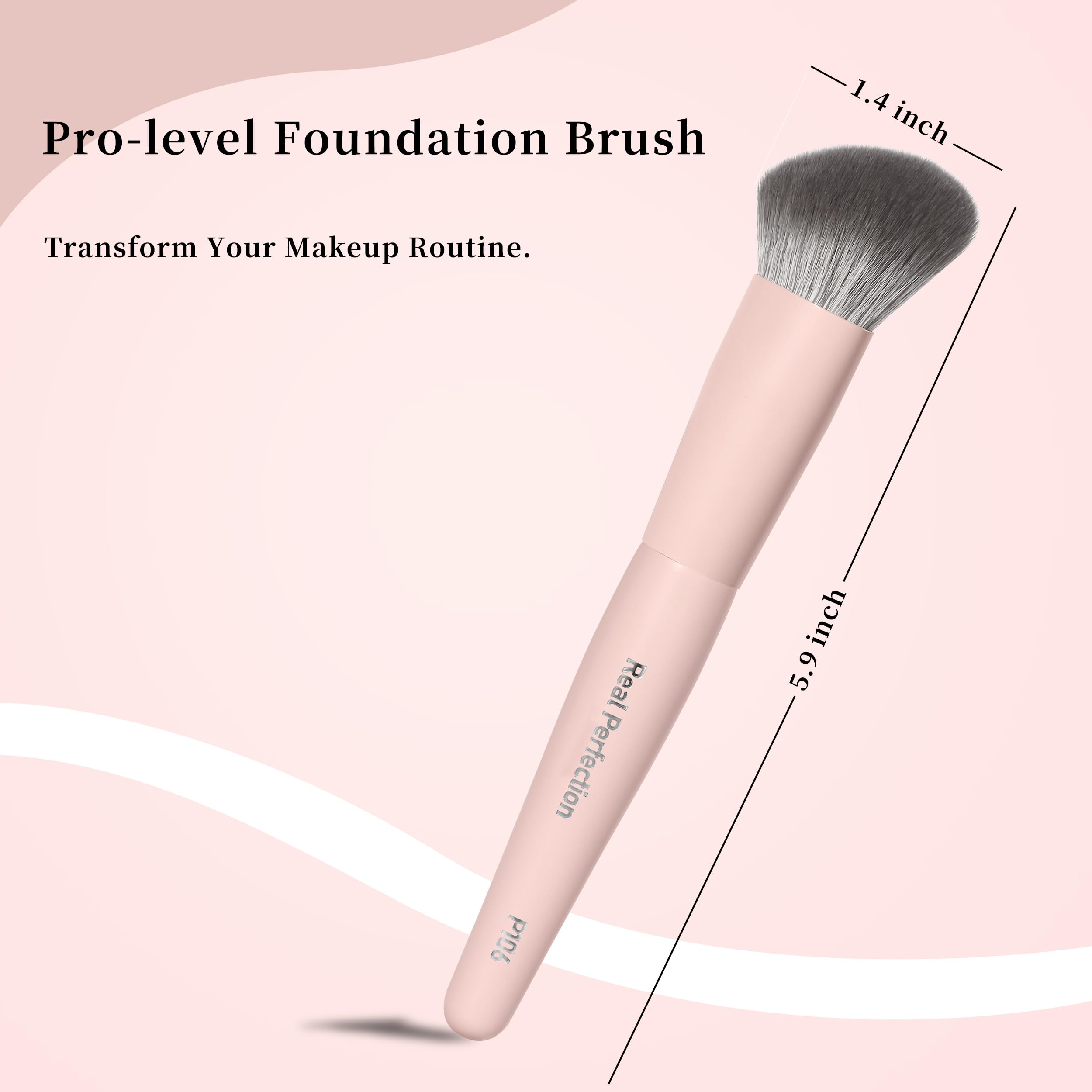 Real Perfection brocha para cremas que facilita la aplicación suave