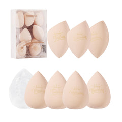 Real Perfection esponjas maquillaje set 7 piezas, ideal para acabado uniforme al aplicar base