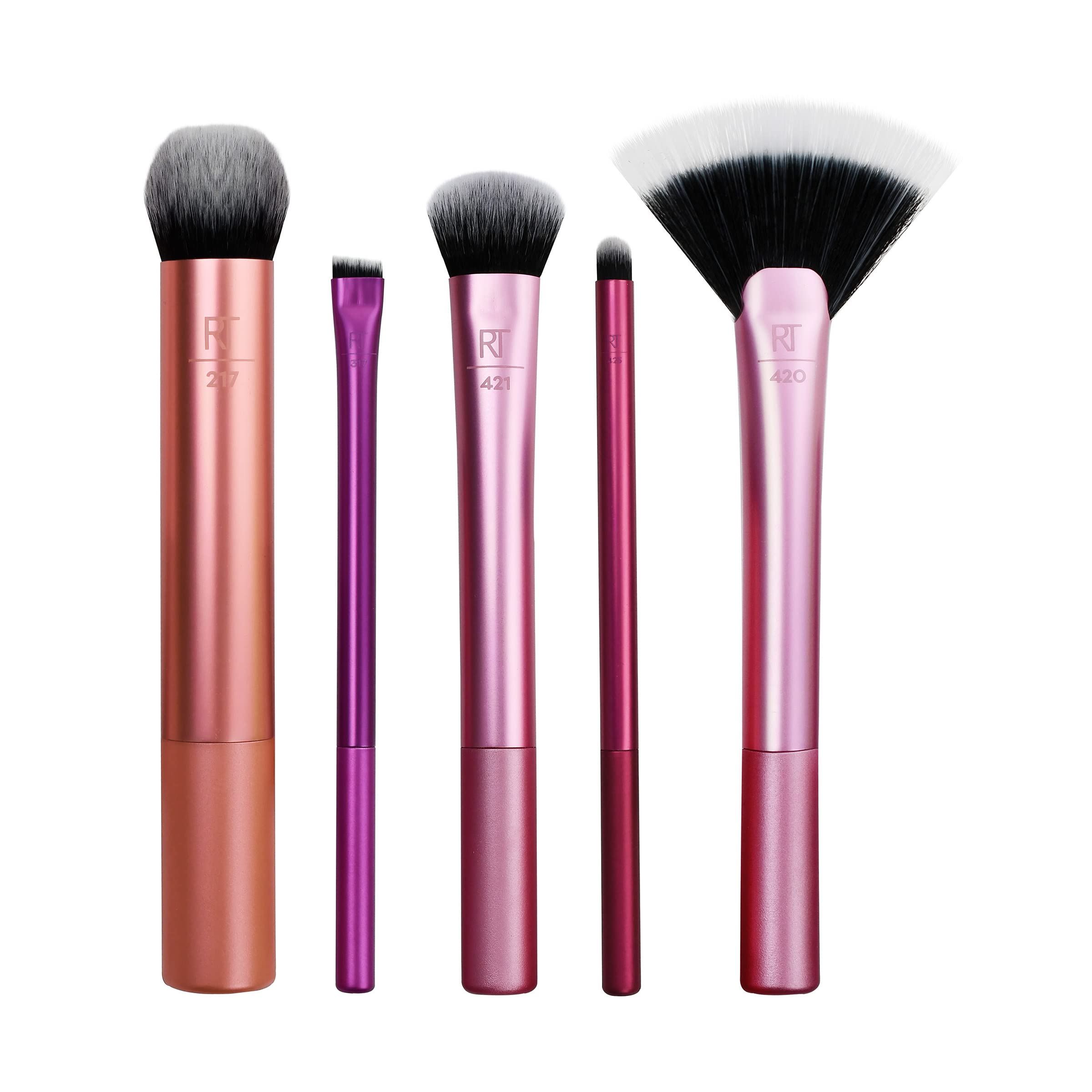 Real Techniques Artist Essentials cepillo base líquido, aplicación suave y cobertura uniforme