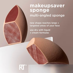 Real Techniques Makeupsaver: diseño multiangulado para cobertura completa