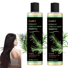 REATIFUL champú romero - botella visible, cuidado diario para cabello con romero.