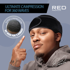 Red by Kiss durag diseño moderno que complementa cualquier look.