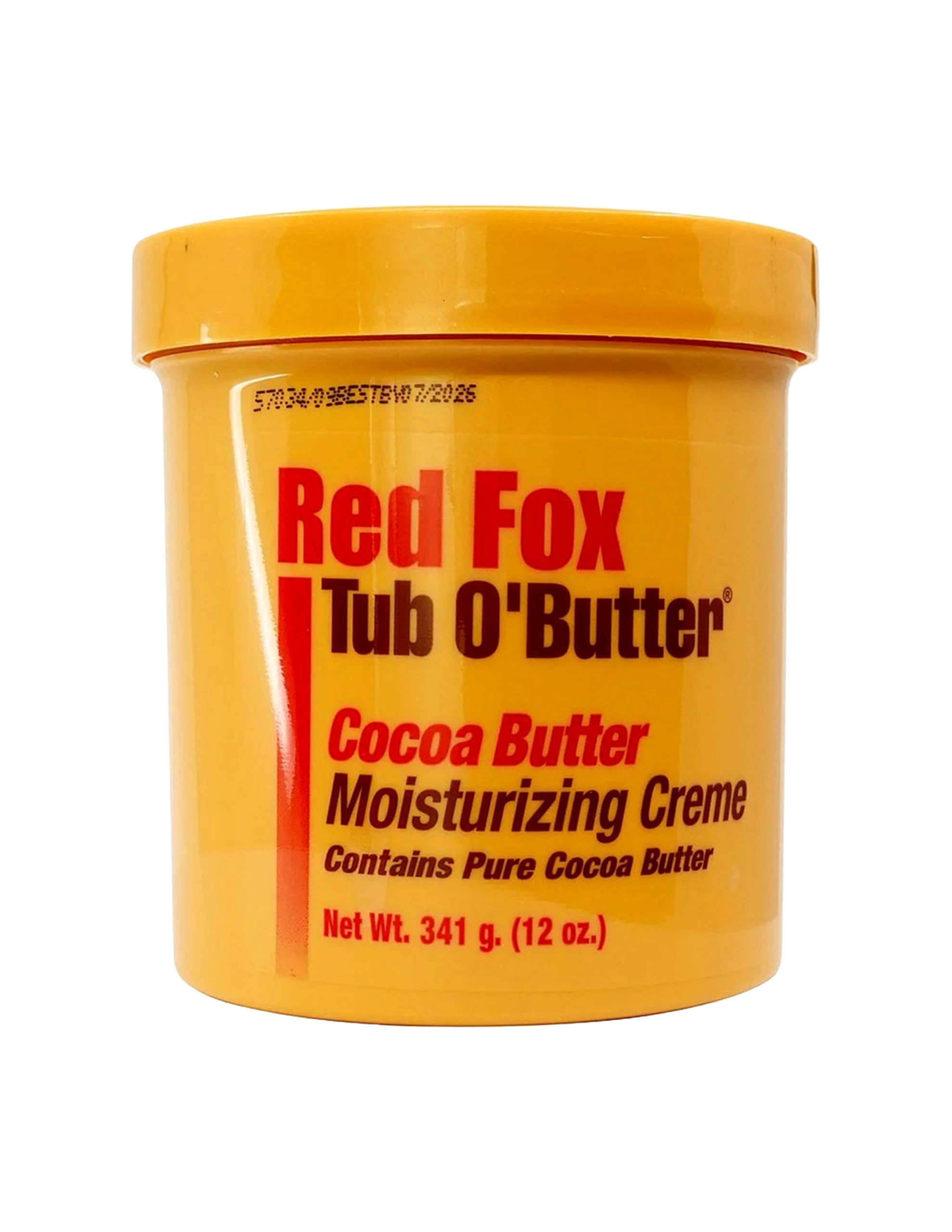 Red Fox Tubo de manteca de cacao, textura suave, ideal para cuidado diario de la piel.