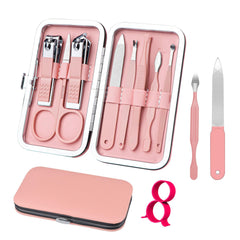 RedFlow conjunto 8 en 1: cortauñas compacto para uñas bien cuidadas en casa.