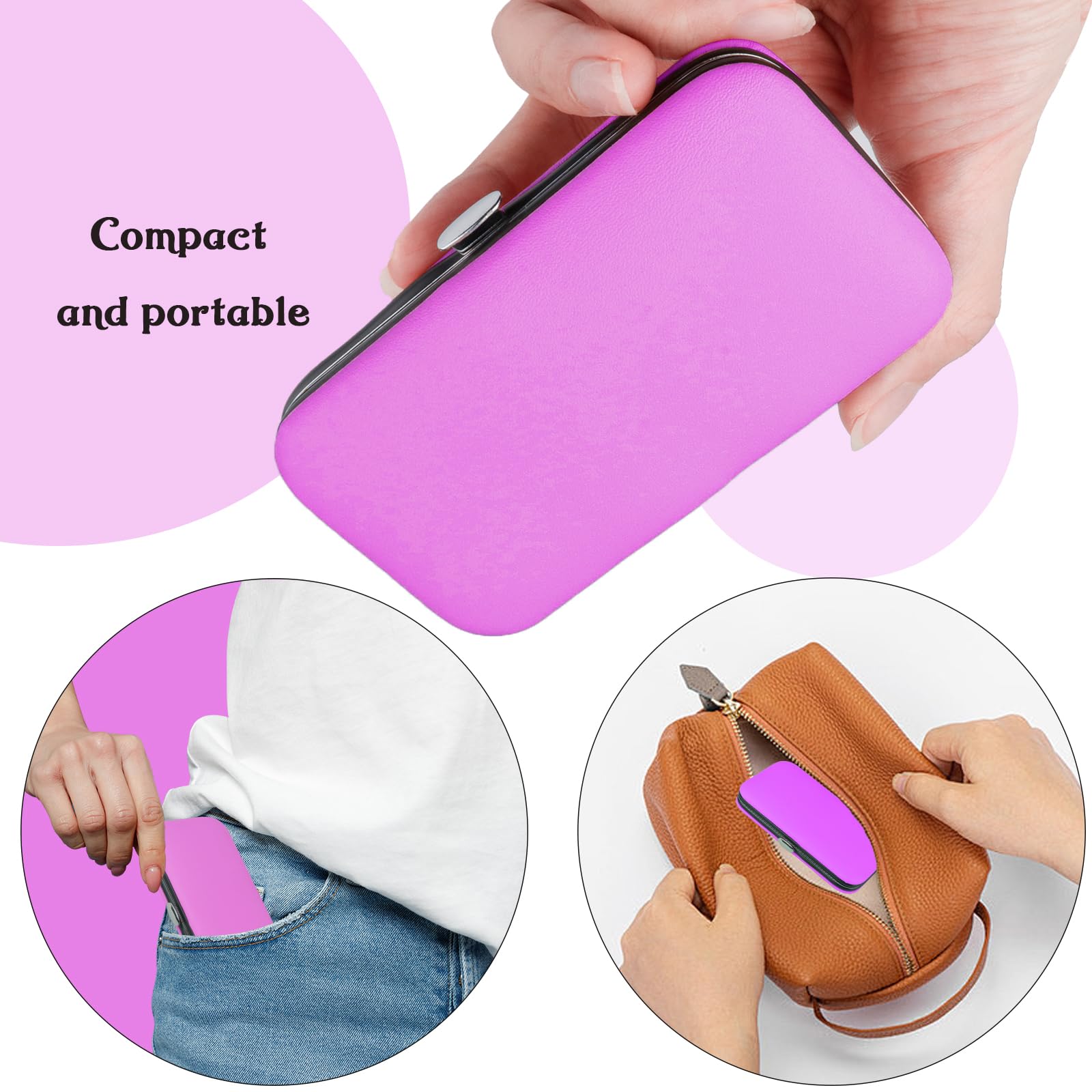 RedFlow estuche cuero compacto para viaje y uso en casa.